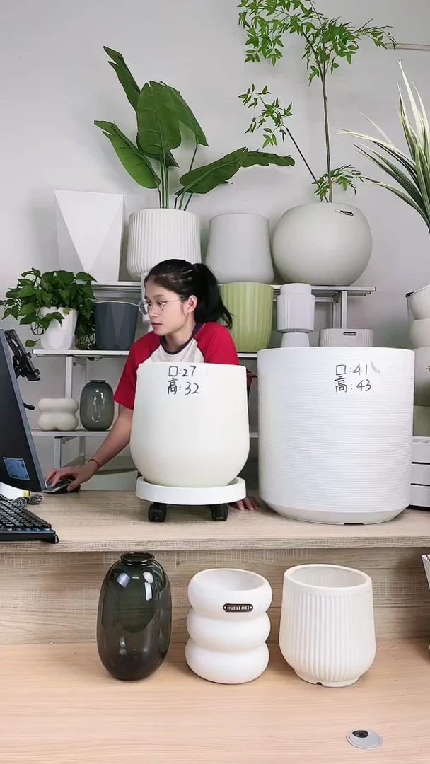 【闪购商品】树脂20CM（含）-50CM（不含）酒杯盆240带储水拖2套