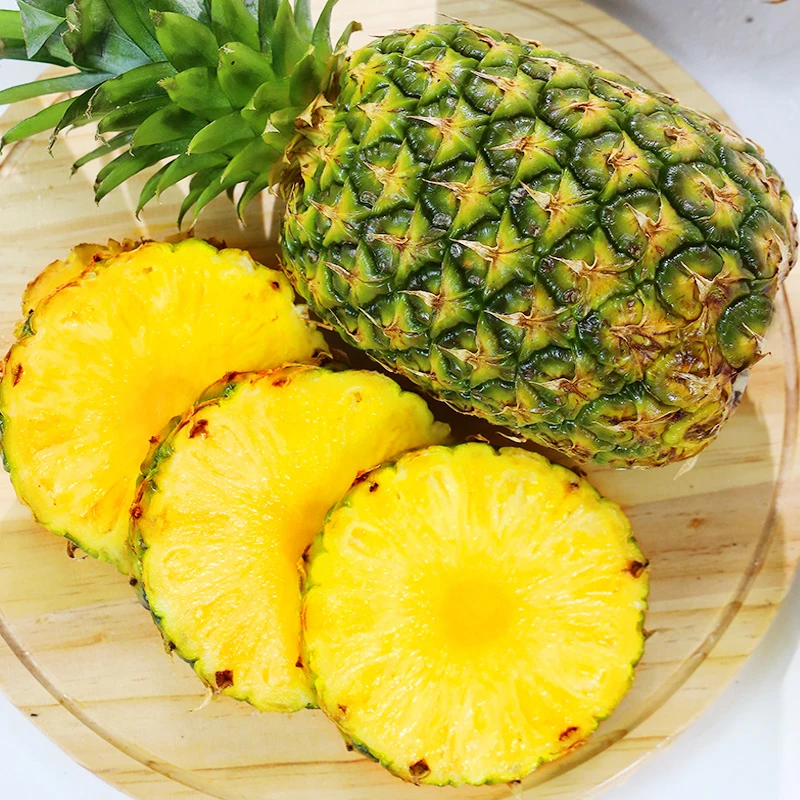 海南金钻凤梨4.5斤 放黄后食用香甜多仓发货
