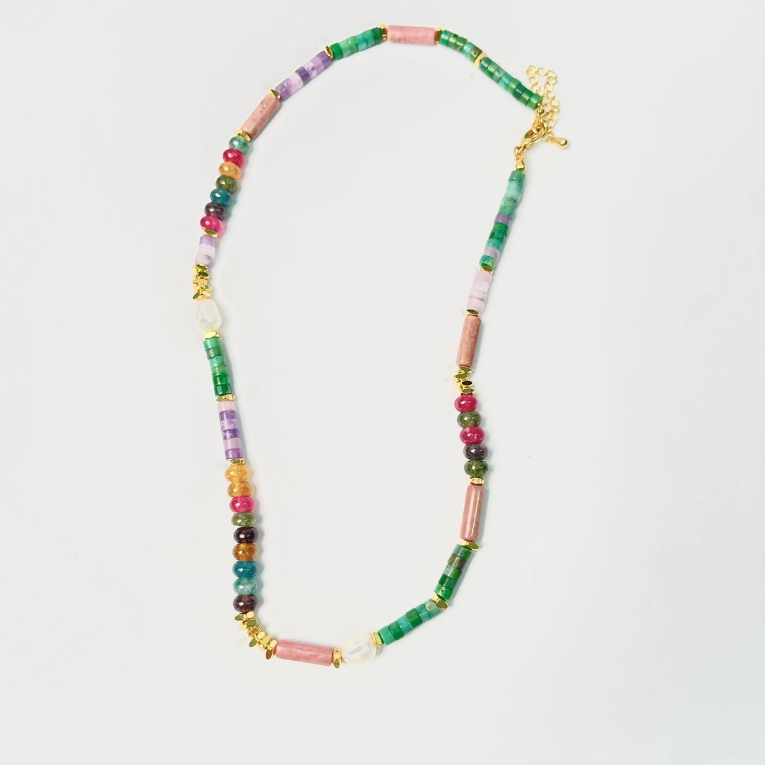 铜合金合成锆石项链 【绿野仙踪】新中式国风设计师款项链14005