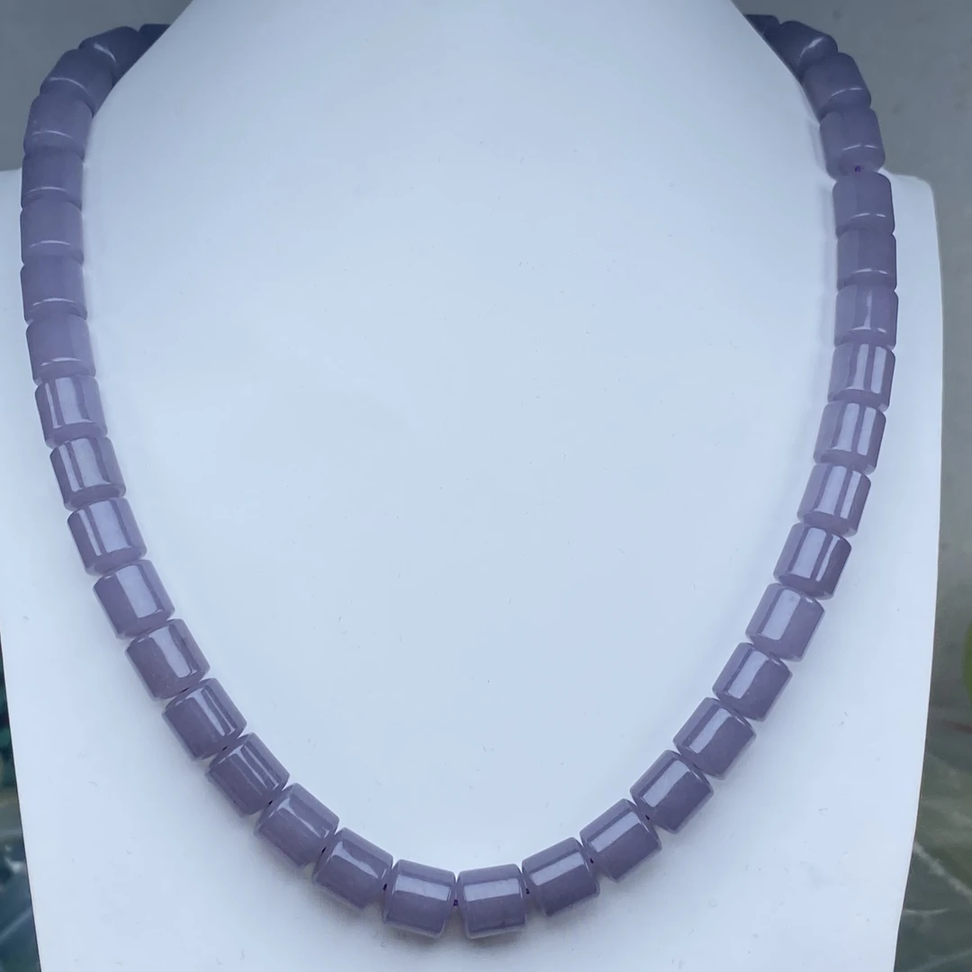 611号精品烟紫路路通项链10mm多样性发一件