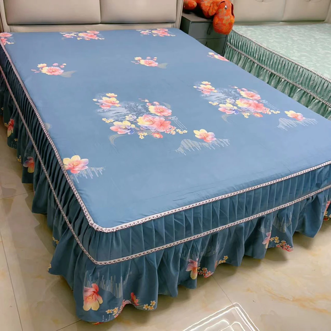 高端精品磨毛加厚床罩（长2.3米）柔软亲肤