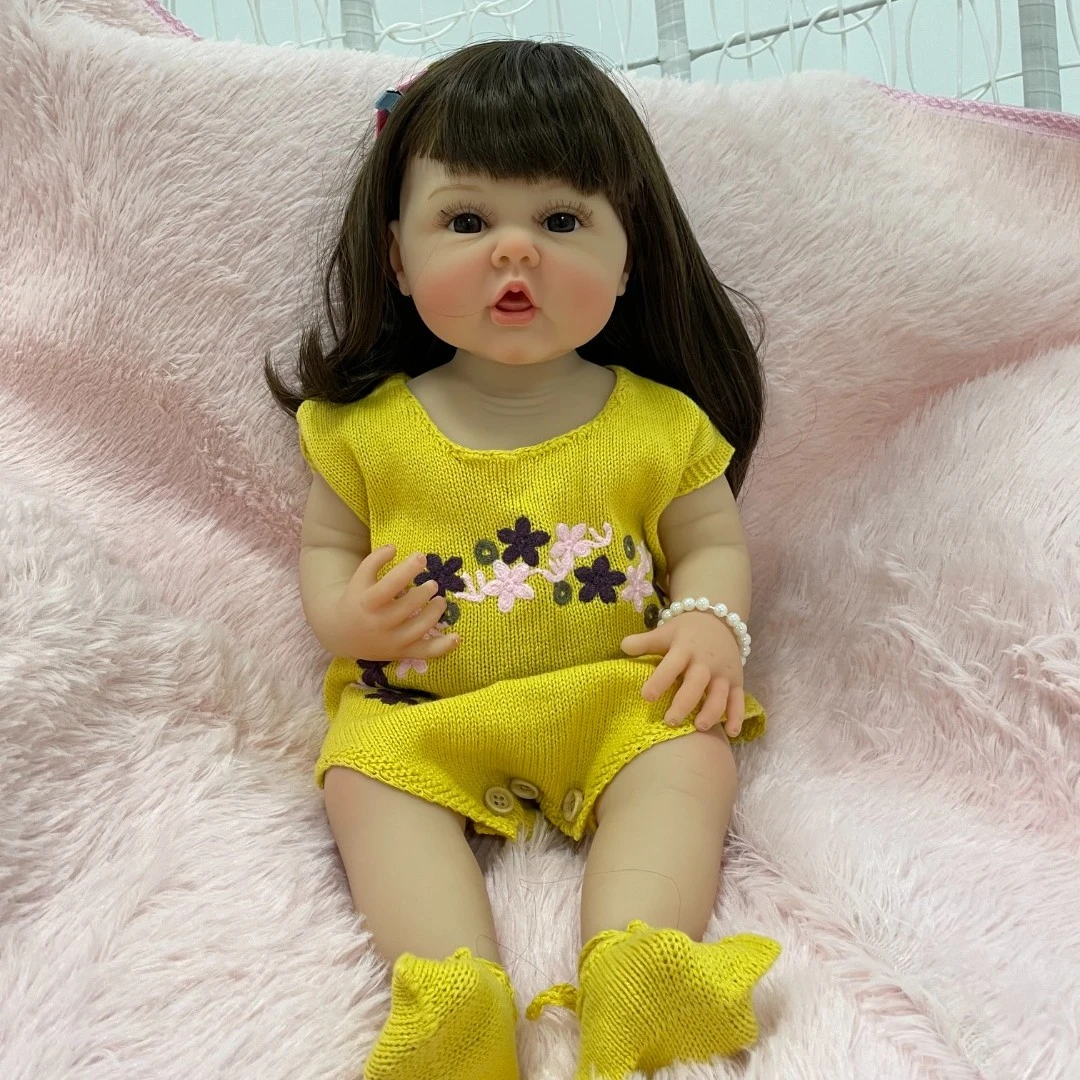 【小柠檬】55CM针织连体裙全硅胶仿真娃娃