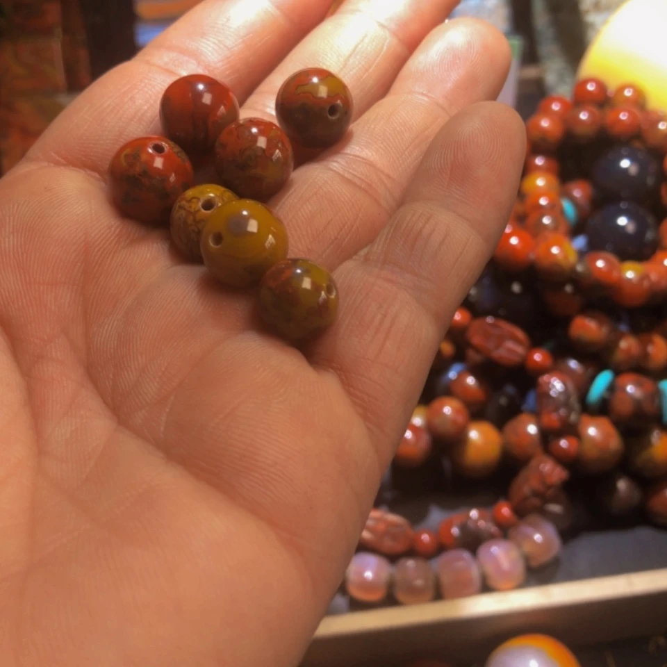 【闪购商品】玛瑙/玉髓战国红单珠未镶嵌铁*侠