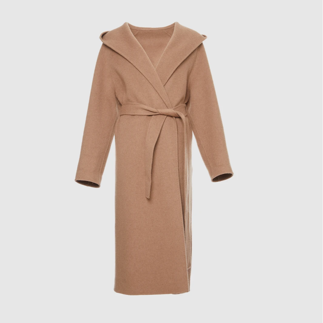 GEJIN/歌锦2024秋季新款简约浴袍设计师双面羊毛大衣9482483244