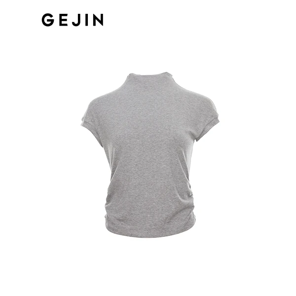 GEJIN/歌锦2024秋季新款时尚优雅气质修身云感0压T恤9352423296