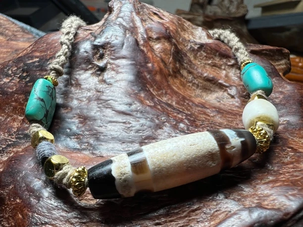 精品-老玛瑙项链