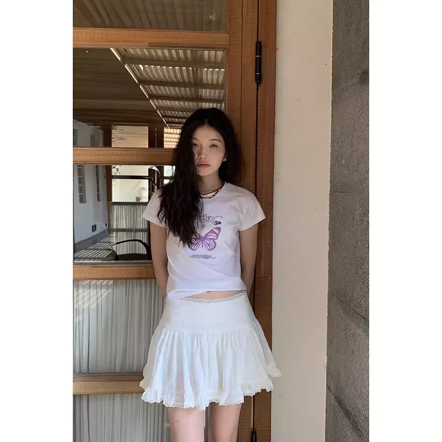 Hellooo Eat 夏季韩版插肩袖t恤EM0061