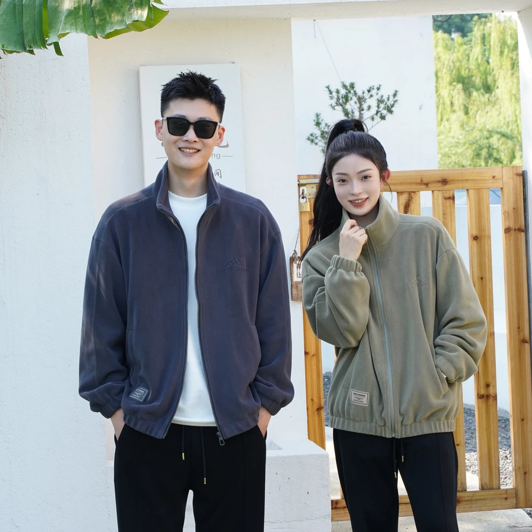 立领奥利绒加绒加厚保暖百搭户外休闲男女同款外套GX