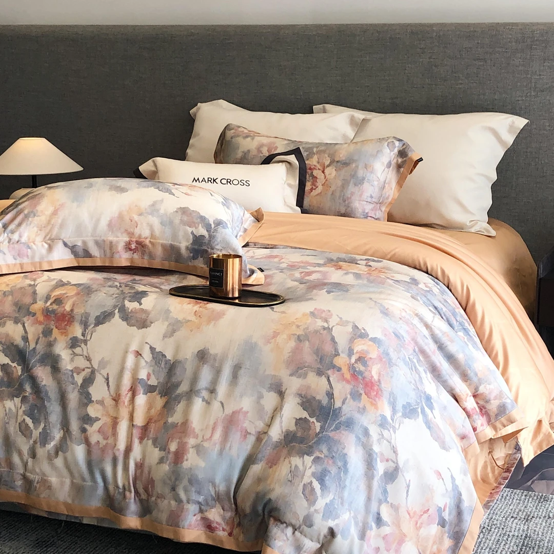 【玛洛驰-热淇淋】灵动绵润超细旦天丝磨毛四件套-波多尔蒂