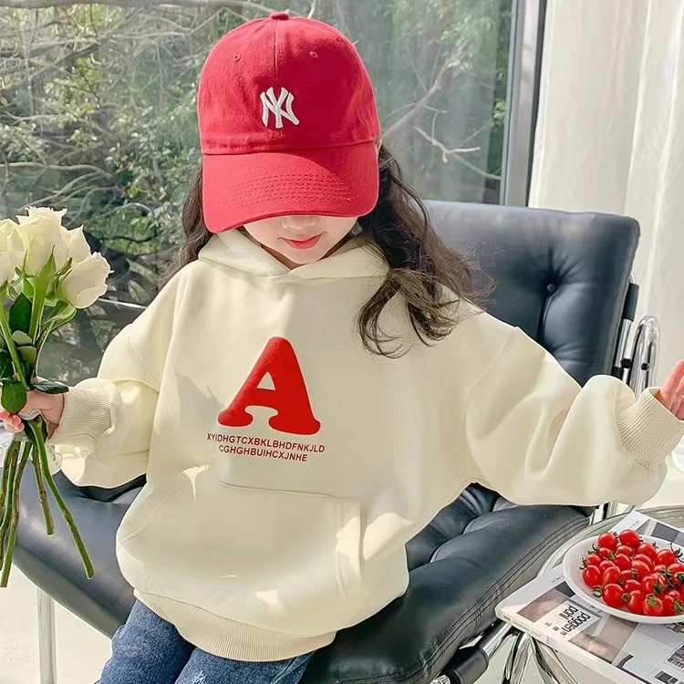 女童卫衣2024春秋款儿童秋季韩版新款外穿上衣女孩洋气时髦秋装潮