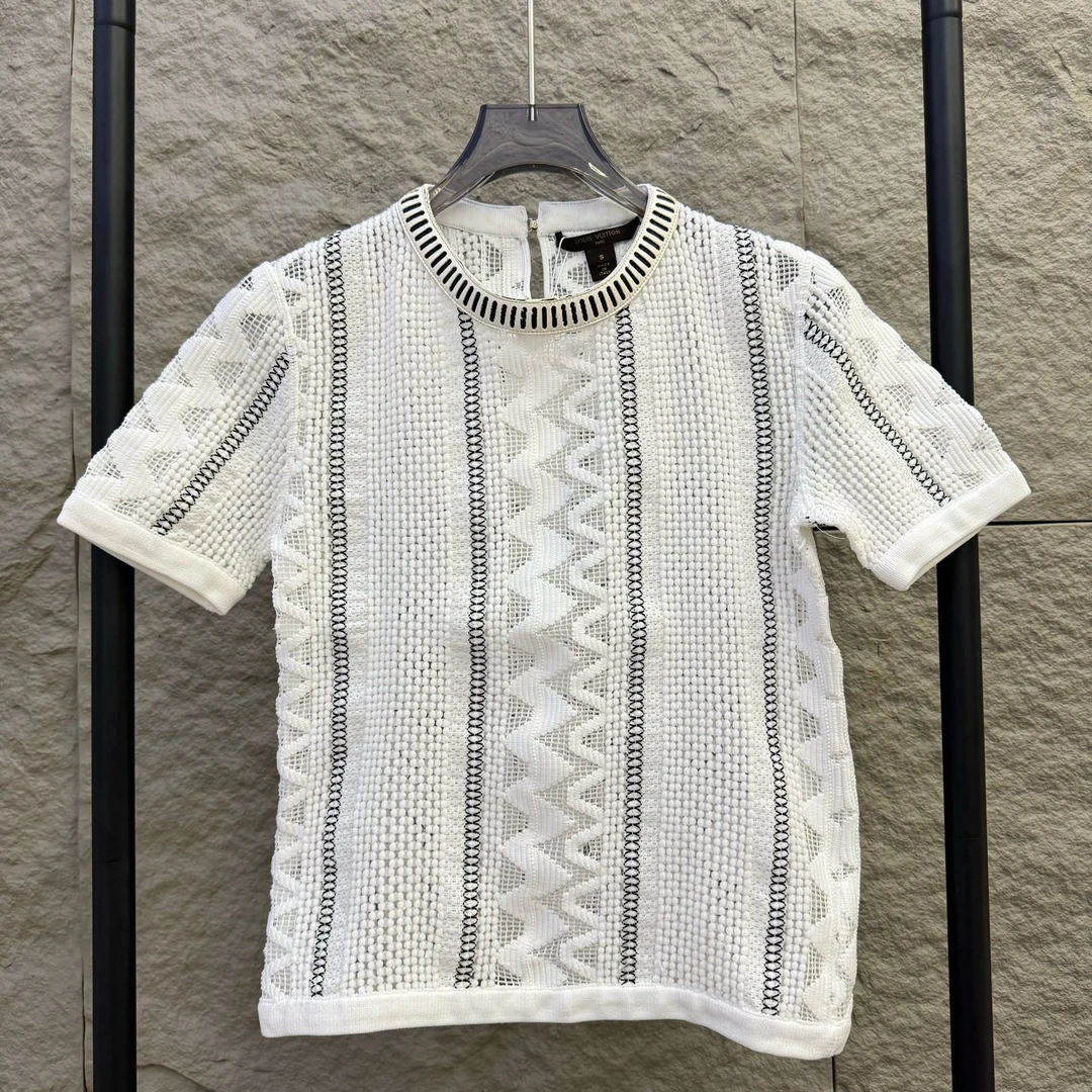 Louis Vuitton/路易威登/镂空短袖 S码 99新 GM000669
