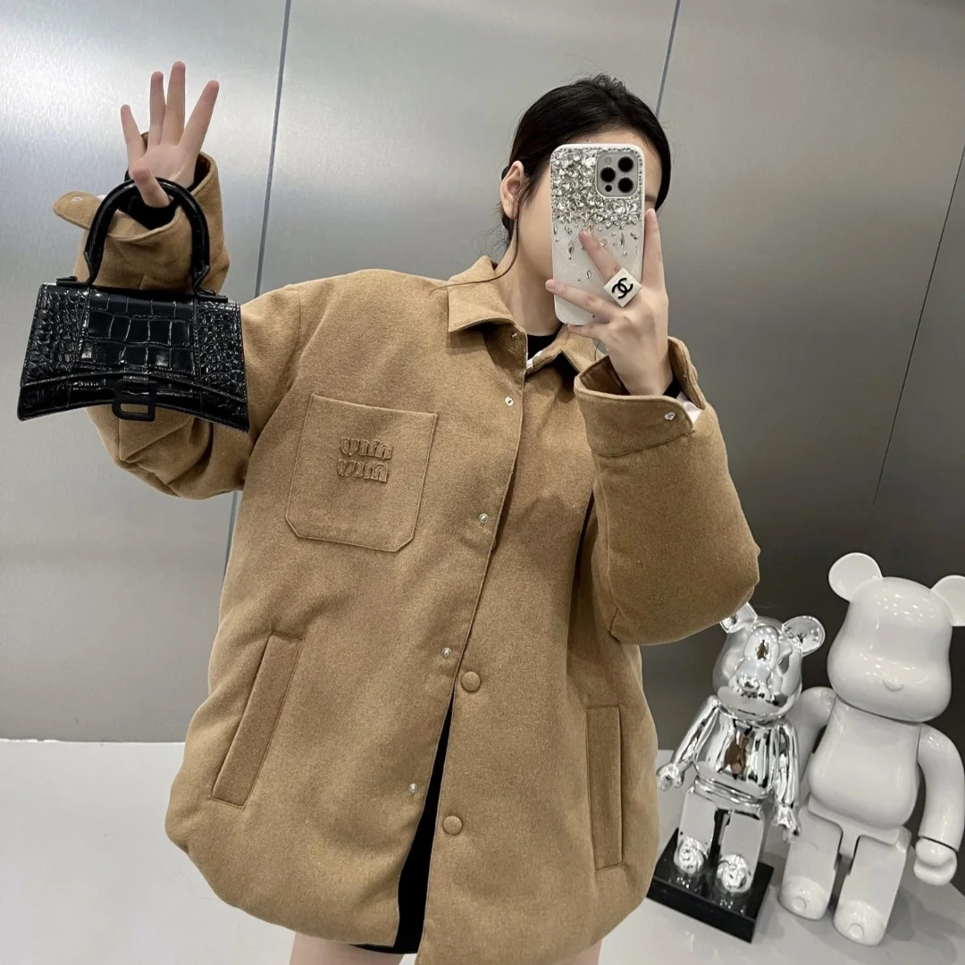 Miumiu/谬谬/衬衫棉服 36码 全新带吊 GM001263