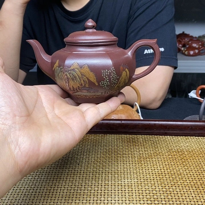 紫砂茶壶阿巴阿巴