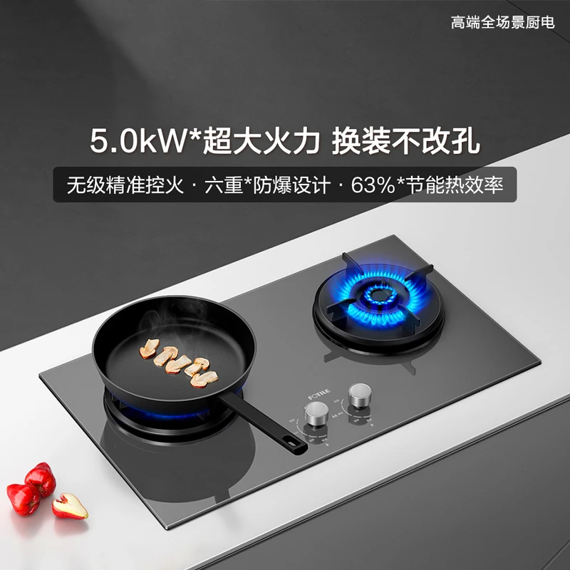 方太THF1-G/W燃气灶双灶家用灶台换装灶天然气炉灶