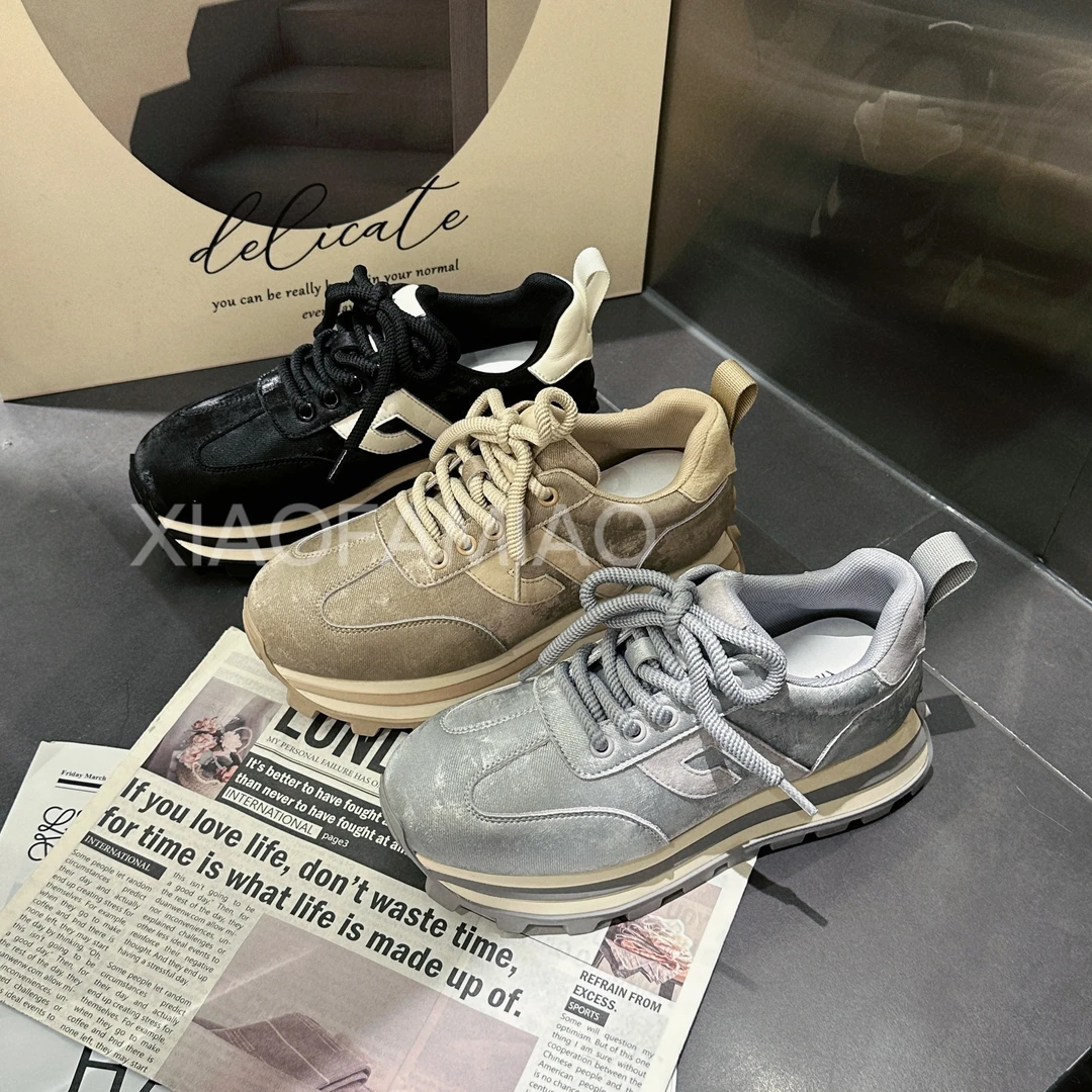 小发喵小众厚底百搭运动休闲鞋999