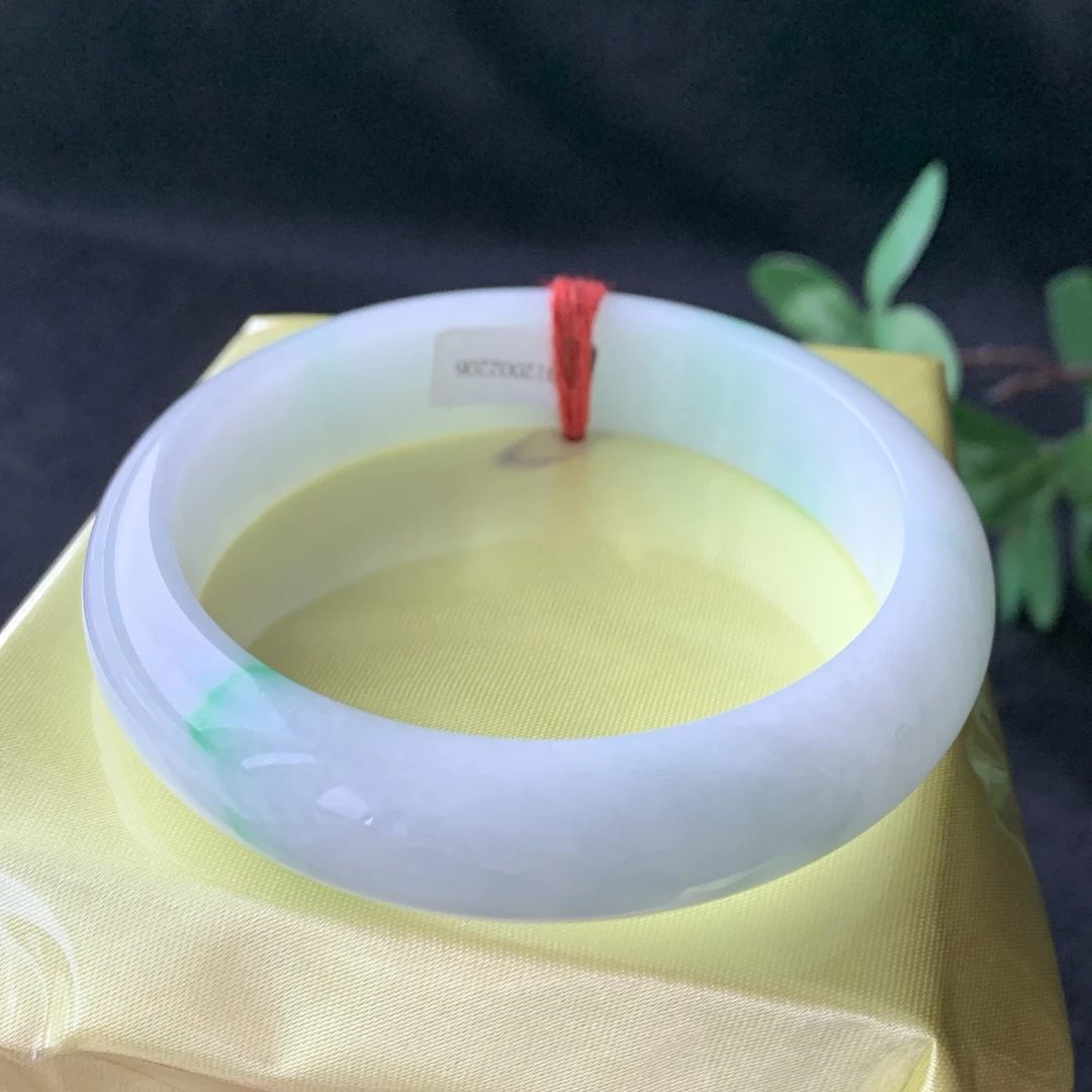缅甸翡翠手镯高档正品款正圈a货编号6601 尺寸57
