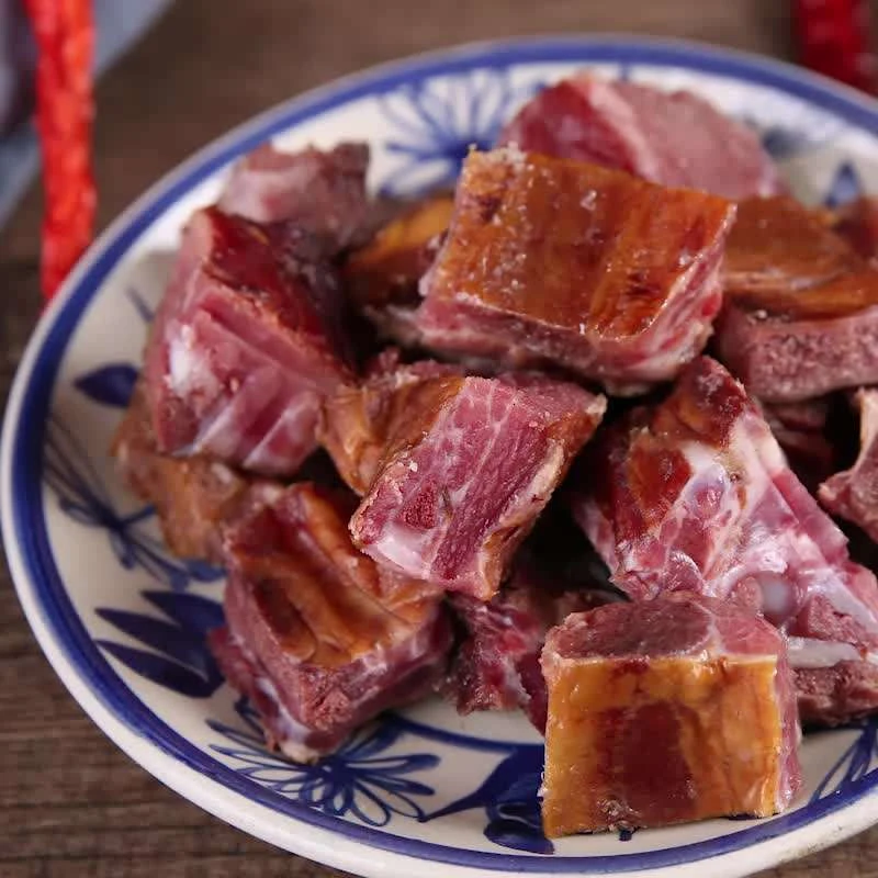 现称EY1-20斤4-28 肉多 腊排腊前排骨边角排骨头带脊骨颈骨 烟熏