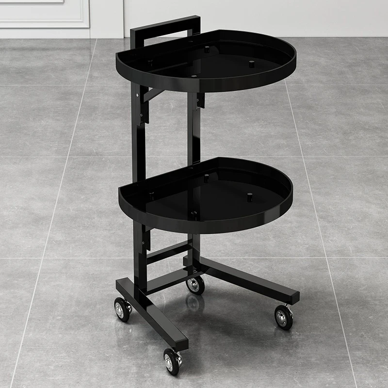 不锈钢美容美发推车剪发折叠发廊专用理发烫染车杠车工具车工具柜