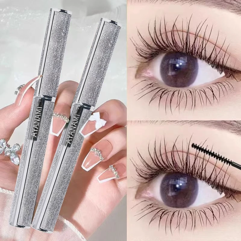 定型防水浓密睫毛膏极细刷头防水持久自然卷翘不晕染睫毛睫毛刷