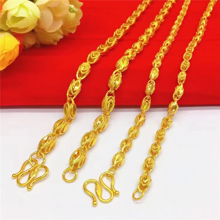 合金项链 凤尾项链时尚百搭