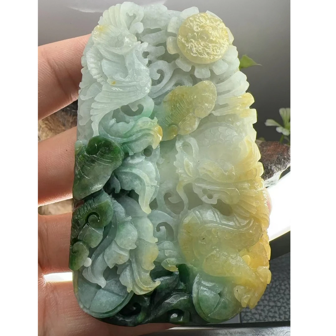 精美翡翠吊坠H-@@0829839-35886