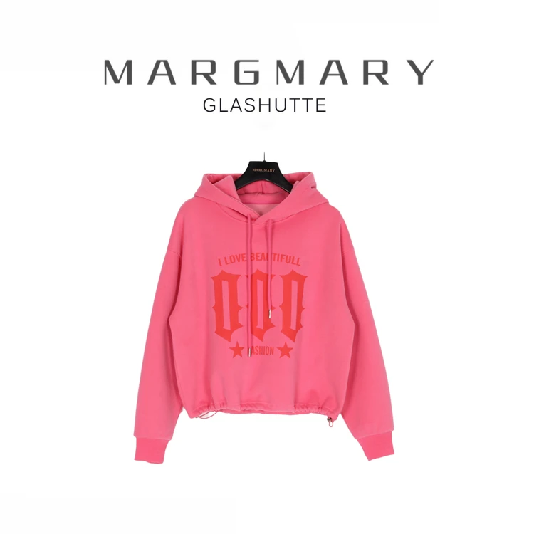 【安娜来了】2024冬季设计师新款时尚百搭潮流显瘦舒适连帽卫衣