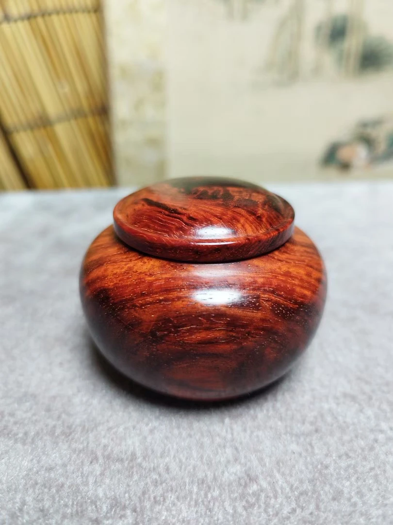 印度小叶紫檀香料罐