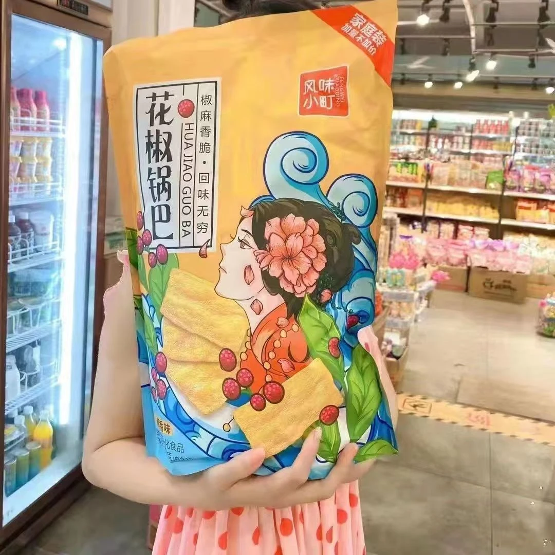 风味小町花椒锅巴大包款内含12小包DNP