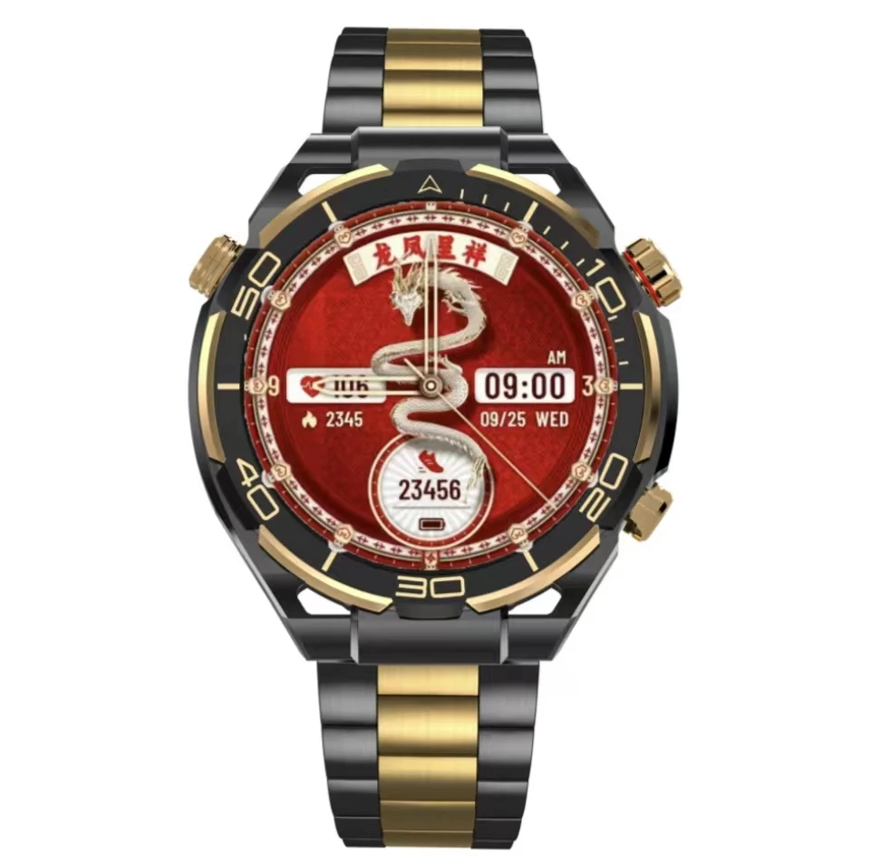 黄金表2024时尚非凡大师Ultimate潮流男士防水运动心率血压多功能