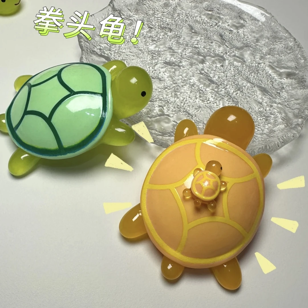 [直播间代拆]龟太爷树脂可爱微景观夜光创意手工戏水diy摆件玩具