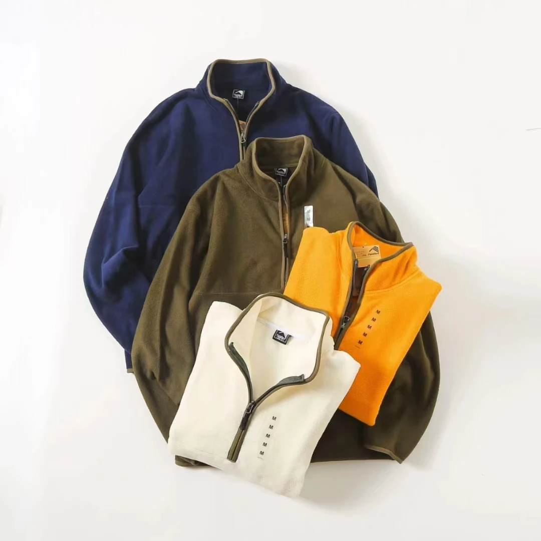 秋冬款时尚半拉链摇粒绒卫衣!男士套头衫立领宽松百搭外套上衣潮