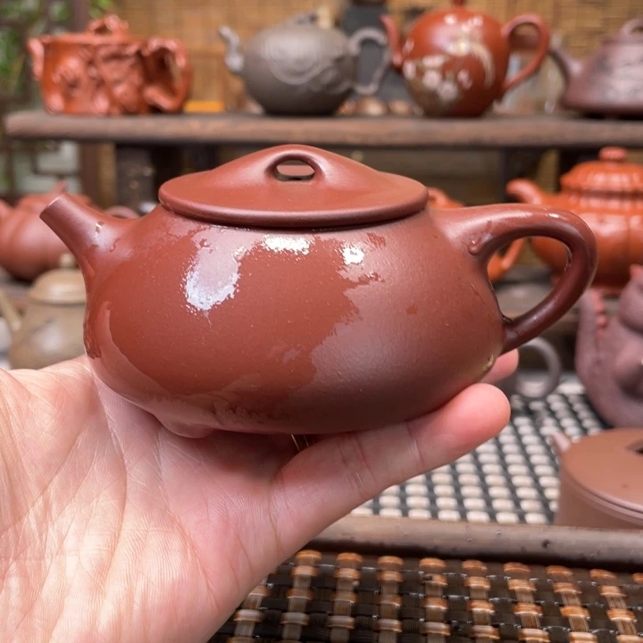 紫砂茶壶宜兴原矿紫砂手工制210