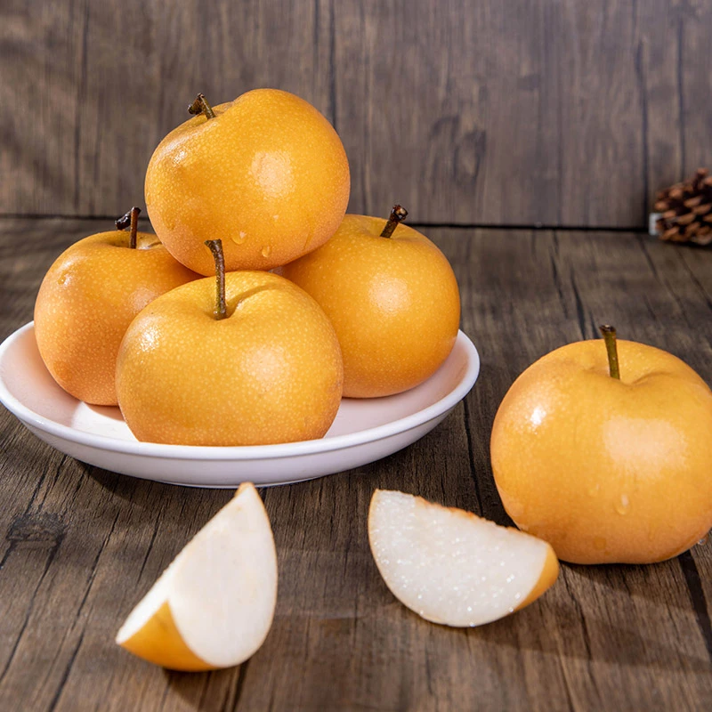 山东秋月梨特级正宗汁水丰富脆甜无渣汁水丰富新鲜采摘皮薄个大