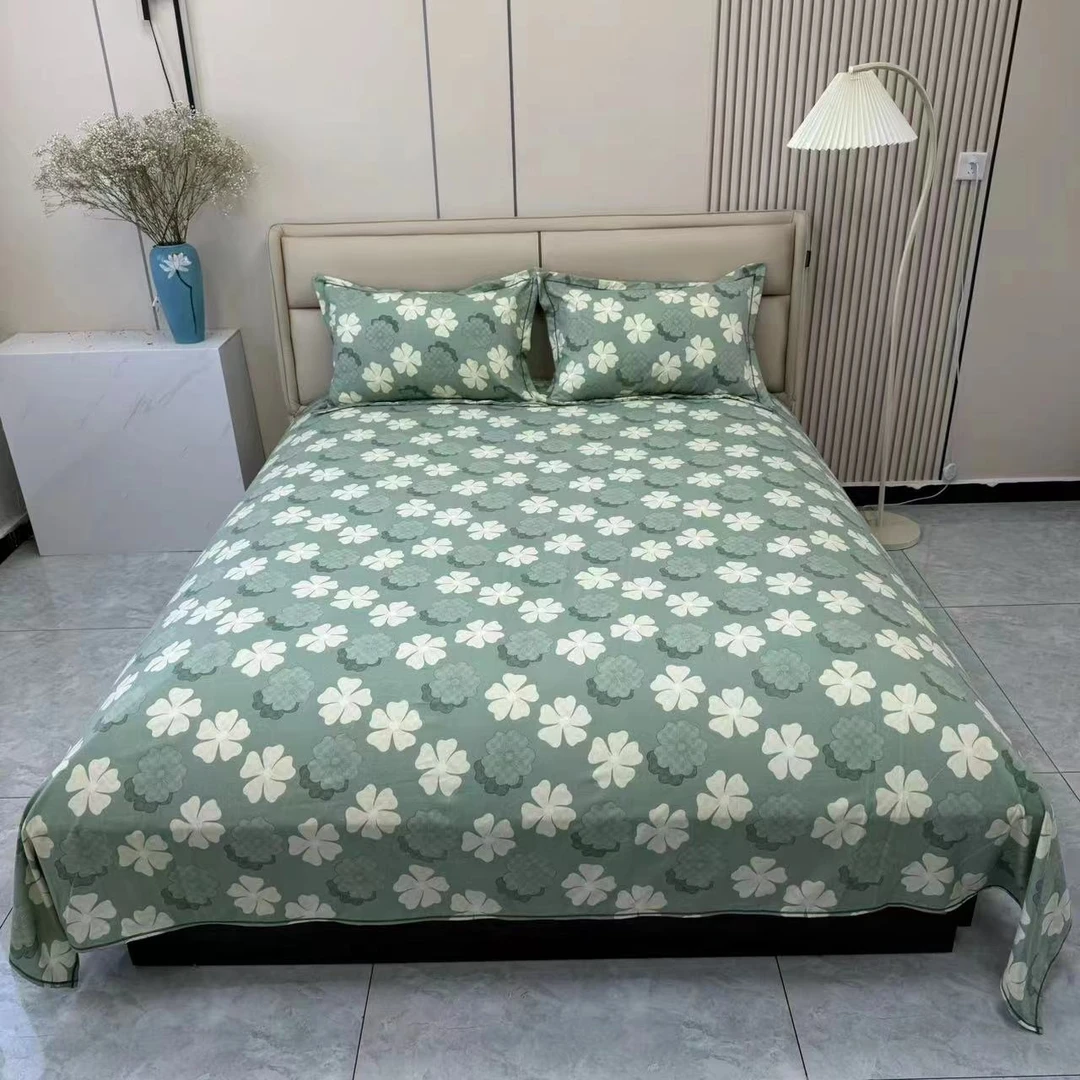 【新疆包邮】2455-磨毛双层纱小奶棉床单2.3*2.5米（1条）