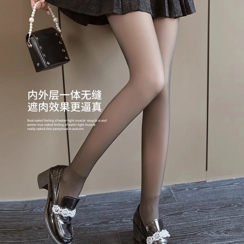 【新疆包邮】2420-水光袜显瘦防勾丝裸感透肤遮肉无缝
