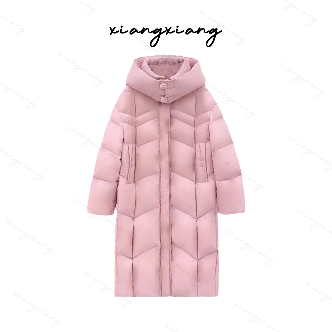 香香羽绒服女韩版款暖连帽保暖外套百搭面包服2Q-241110