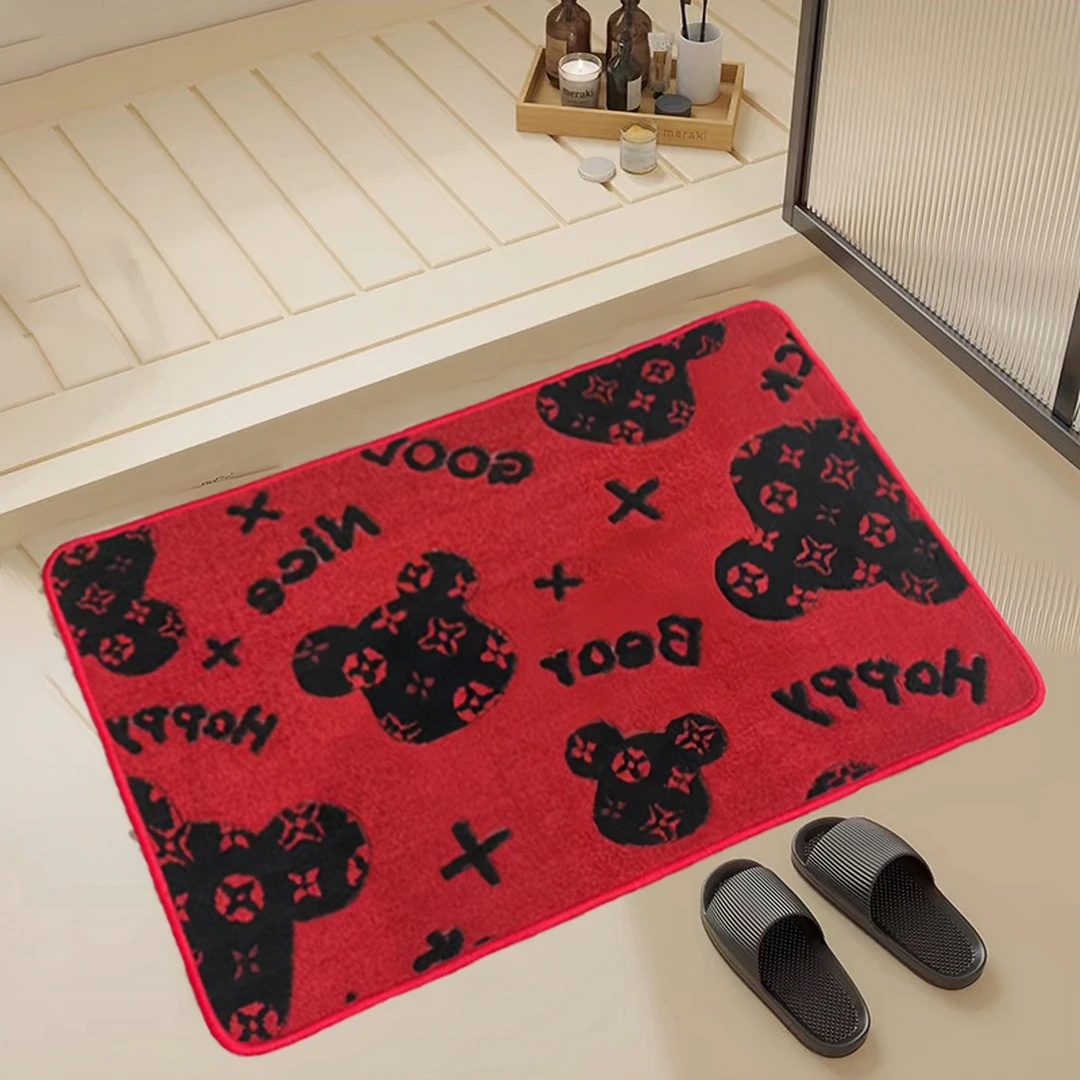 【鑫又鑫】家用卧室卫生间门口防滑TPR卡通图案地垫7023