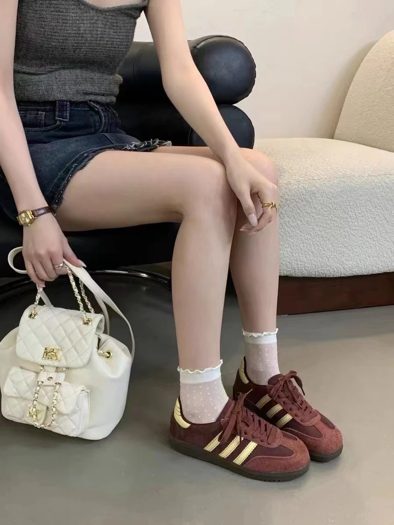 881-01-L百搭透气阿甘鞋平底轻便板鞋休闲运动鞋