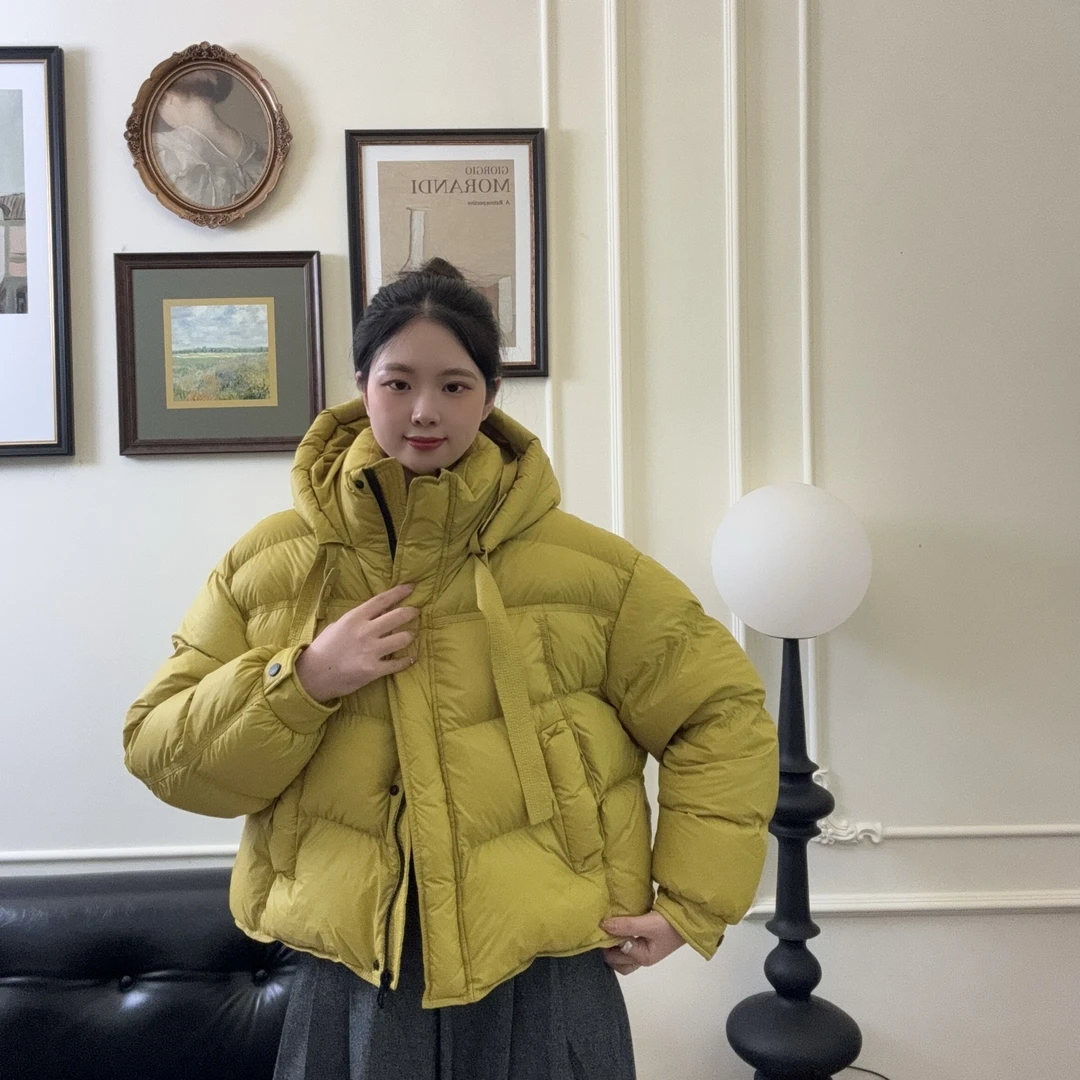 2024新款柚薰‘’三星90白鸭绒‘’短款‘’安心羽绒服929