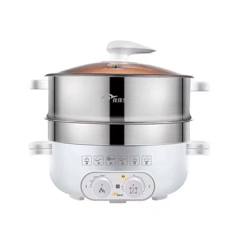 佳佳恋电炒锅多功能电热锅家用电火锅加厚炒饭蒸煮一体炒菜大功率
