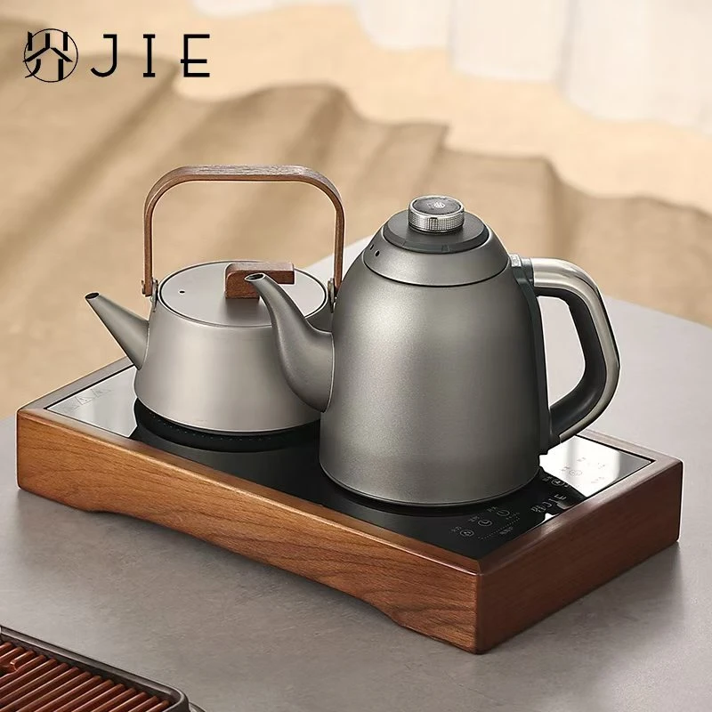 纯钛自动上水电热水壶茶台嵌入一体电陶炉煮茶恒温烧水壶家用专用