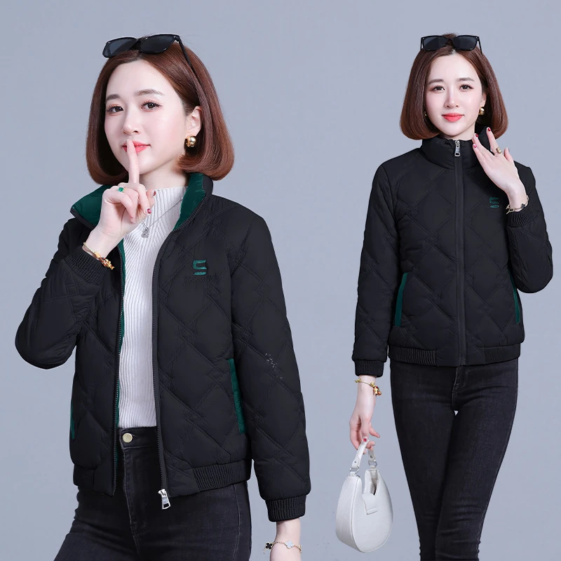 2023年新款棉衣女士秋冬棉服韩版显瘦短款小棉袄女款外套30-40岁