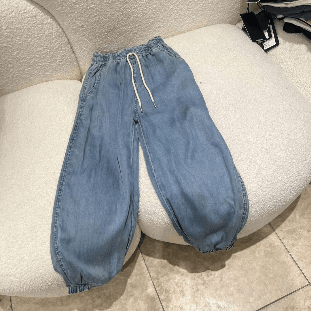 2024夏季新款中大童百搭牛仔裤