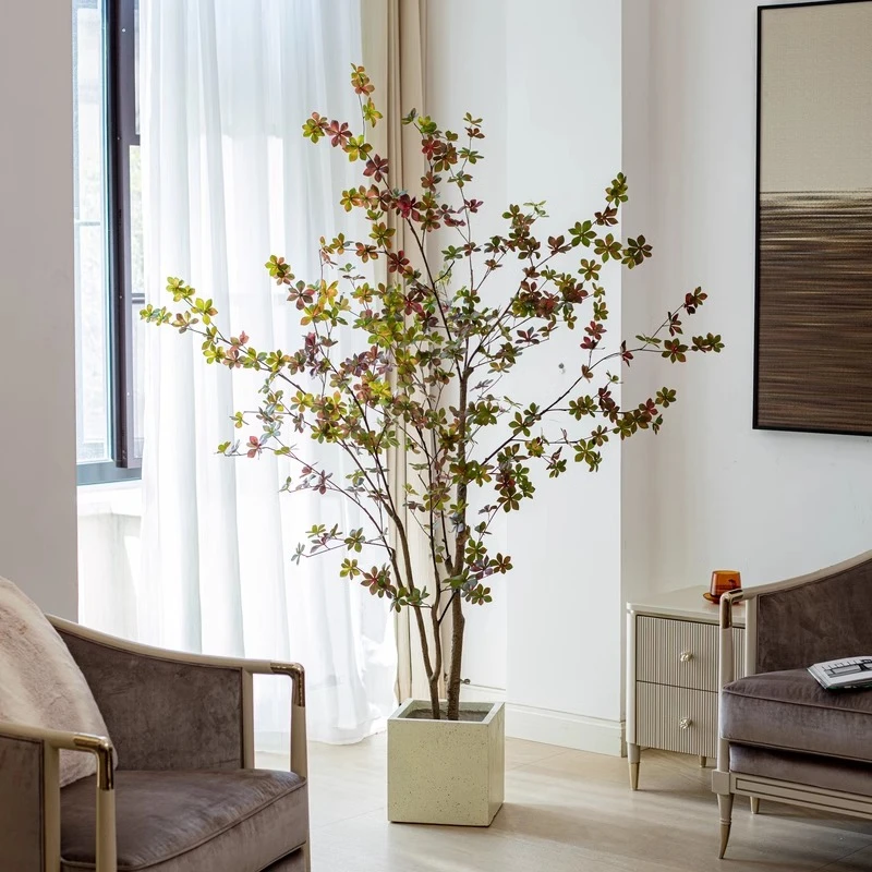 掬涵马醉木仿真绿植日式客厅落地大型假树仿生植物造景装饰摆件