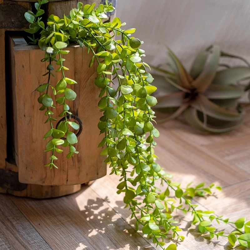 掬涵仿真植物小叶垂蕨垂吊绿植藤蔓长条花艺壁挂装饰吊兰造景