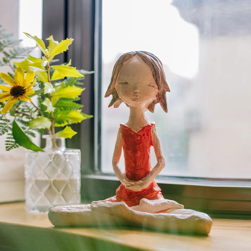 掬涵维纳斯之城树脂少女摆件可爱客厅桌面装饰品送女生日礼物