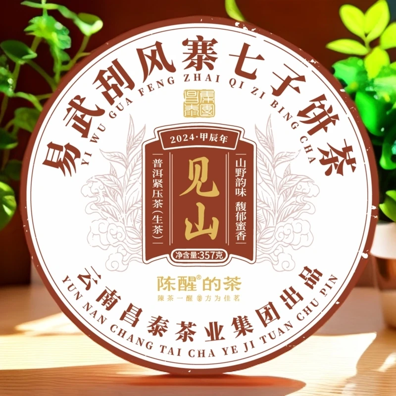 陈醒的茶2024年 见山·刮风寨 普洱生茶 357g/饼