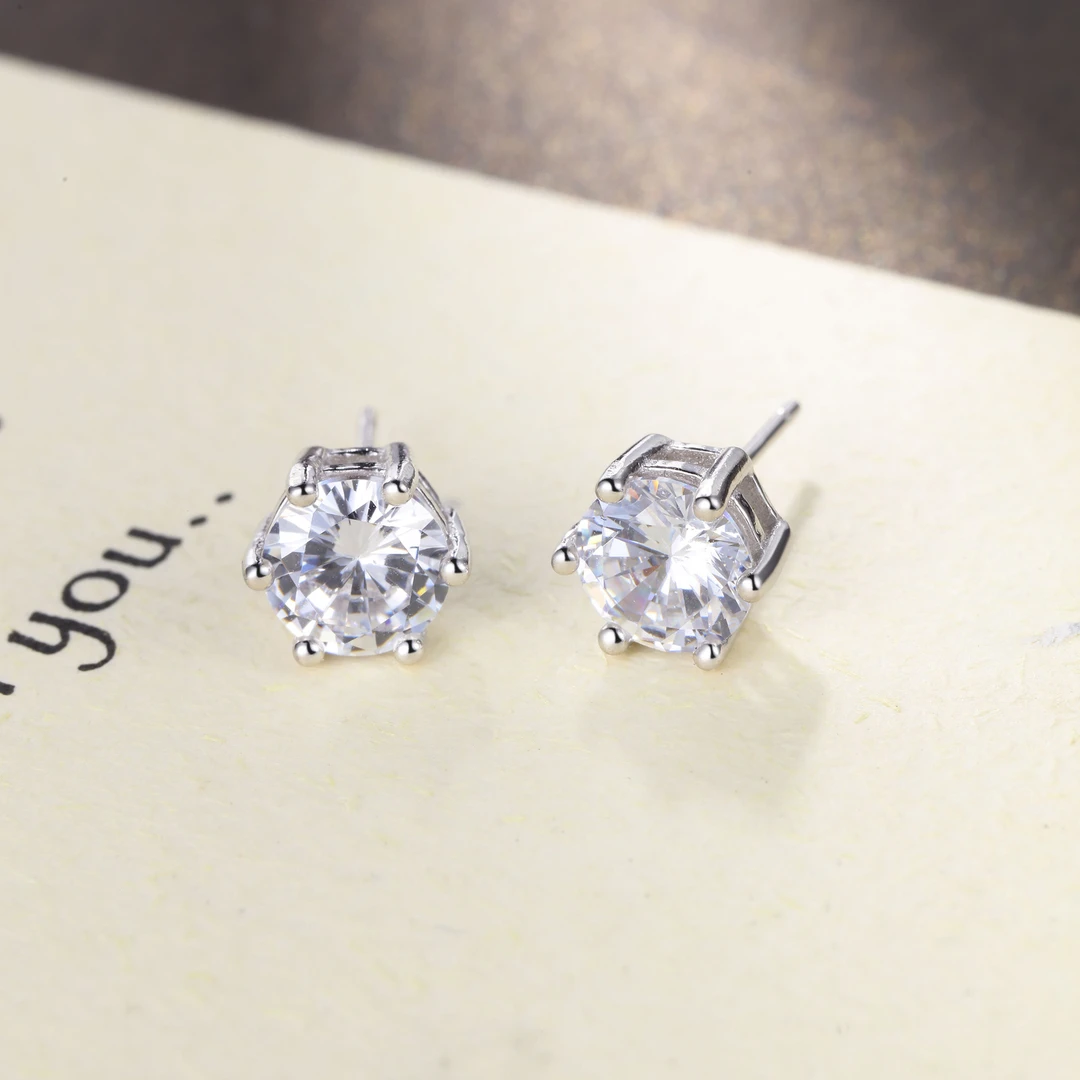 铜合金仿水晶耳饰 铜合金仿水晶耳饰 直播间选款链接