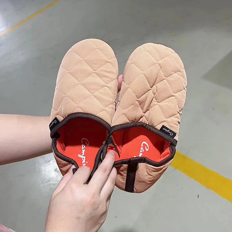 日氏包跟棉鞋7835秋冬保暖可踩跟防滑棉鞋居家包跟地板拖可外穿