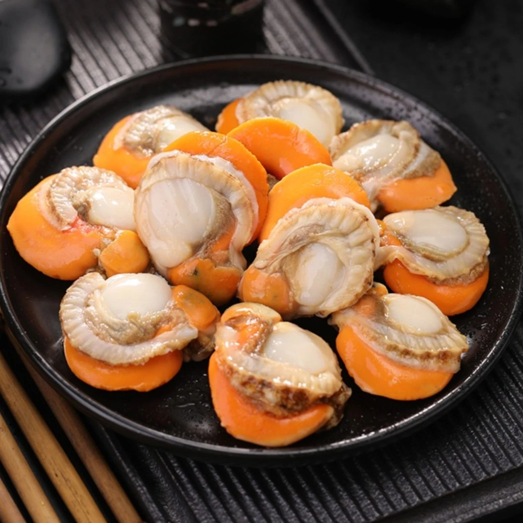 连云港发货 新鲜速冻扇贝肉(皇冠贝)速冻发货 4斤